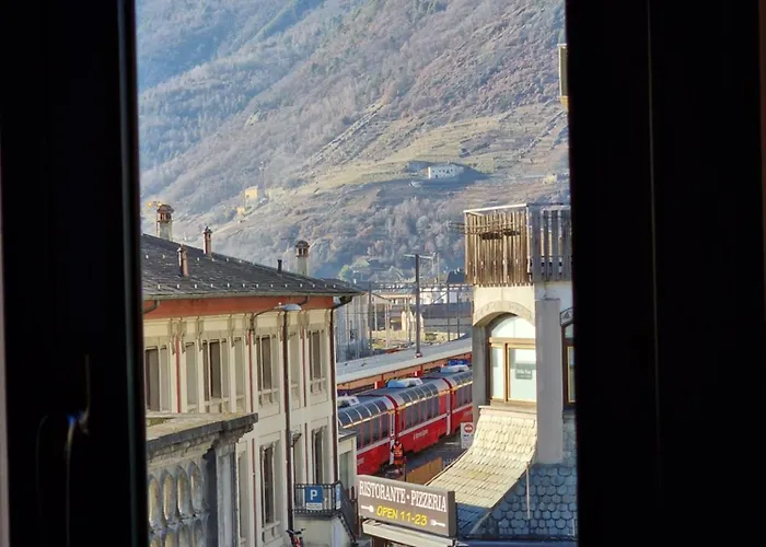Bernina Station - 30 Steps To The Red Train